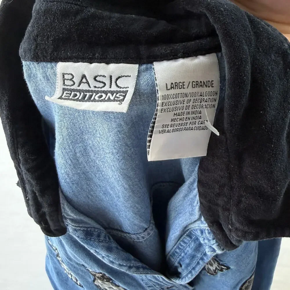 Basic Editions Denim Shirt - Picture 4 of 4